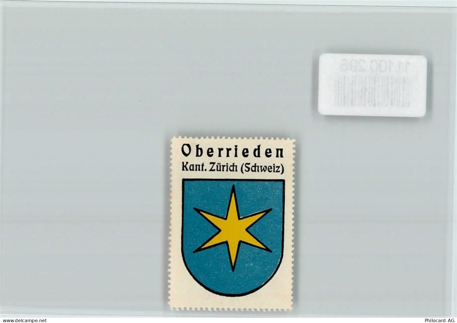 8942 Oberrieden - Vignette Wappen Kaffee Hag ca 1920-1940 - 11100296