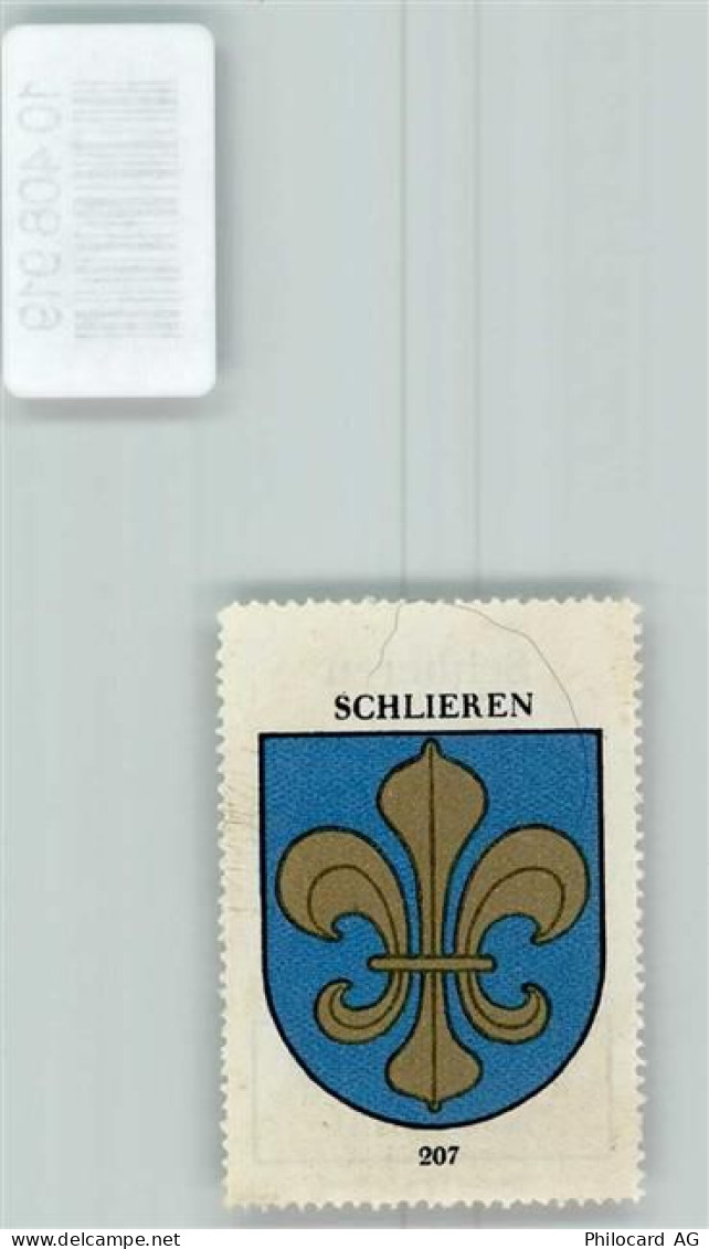 8952 Schlieren - Vignette Wappen Kaffee Hag ca 1920-1940 Lilie - 10408919