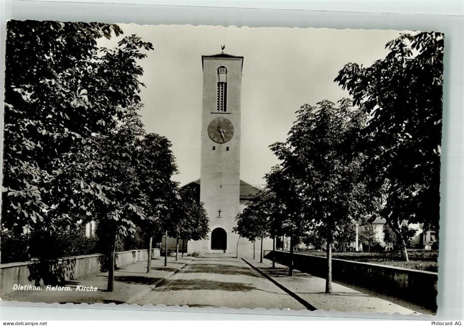 8953 Dietikon Foto AK Ev. Kirche - 39701396