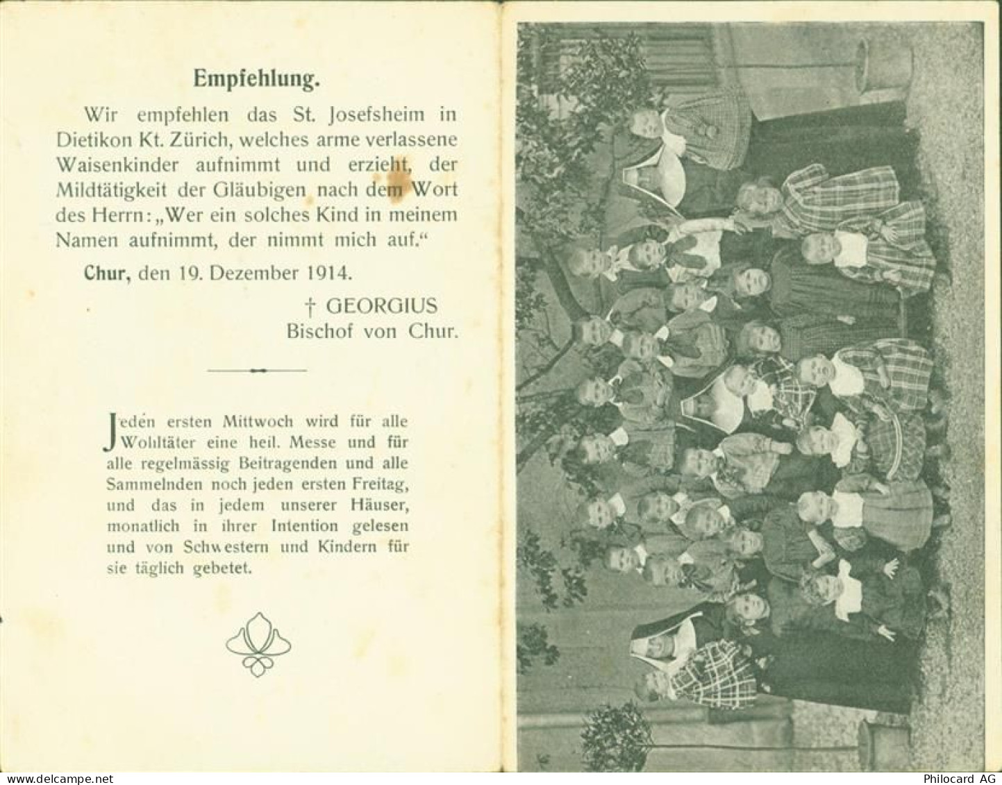 8953 Dietikon Klapp AK St. Josefsheim St. Teresia Kinderheim KEINE AK - 13813623