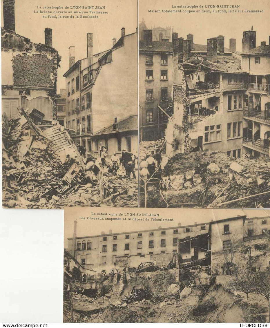 9 cartes Catastrophe de Lyon Saint Jean