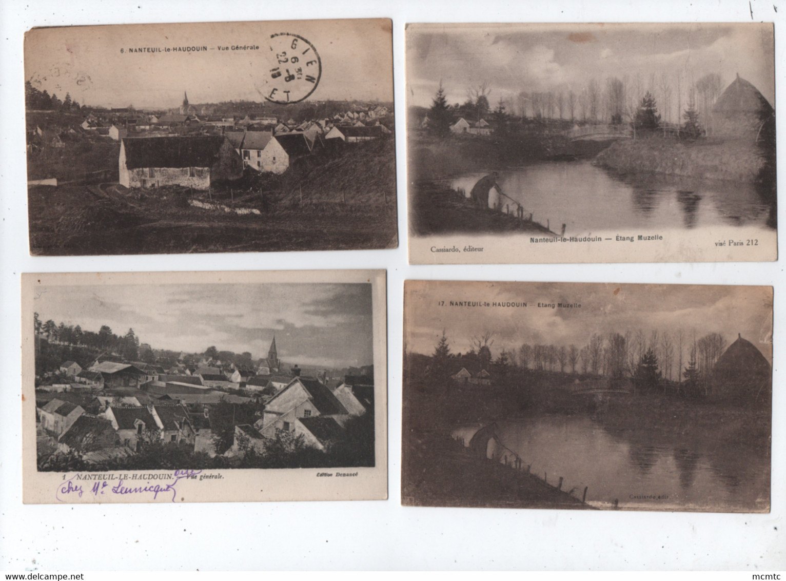 9 Cartes -  Nanteuil-le-Haudouin  - (Oise)