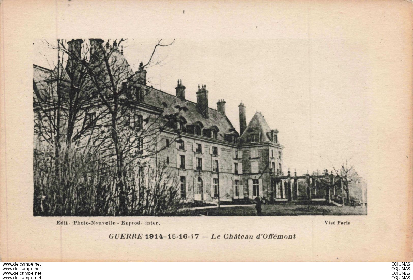 90 - OFFEMONT - S33058 - Guerre 1914-15-16-17 Le Château