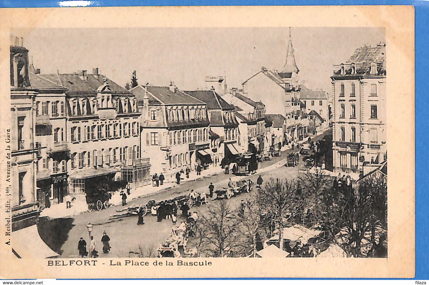 90 - Territoire de Belfort -   Belfort - La Place de la Bascule     (N7379)