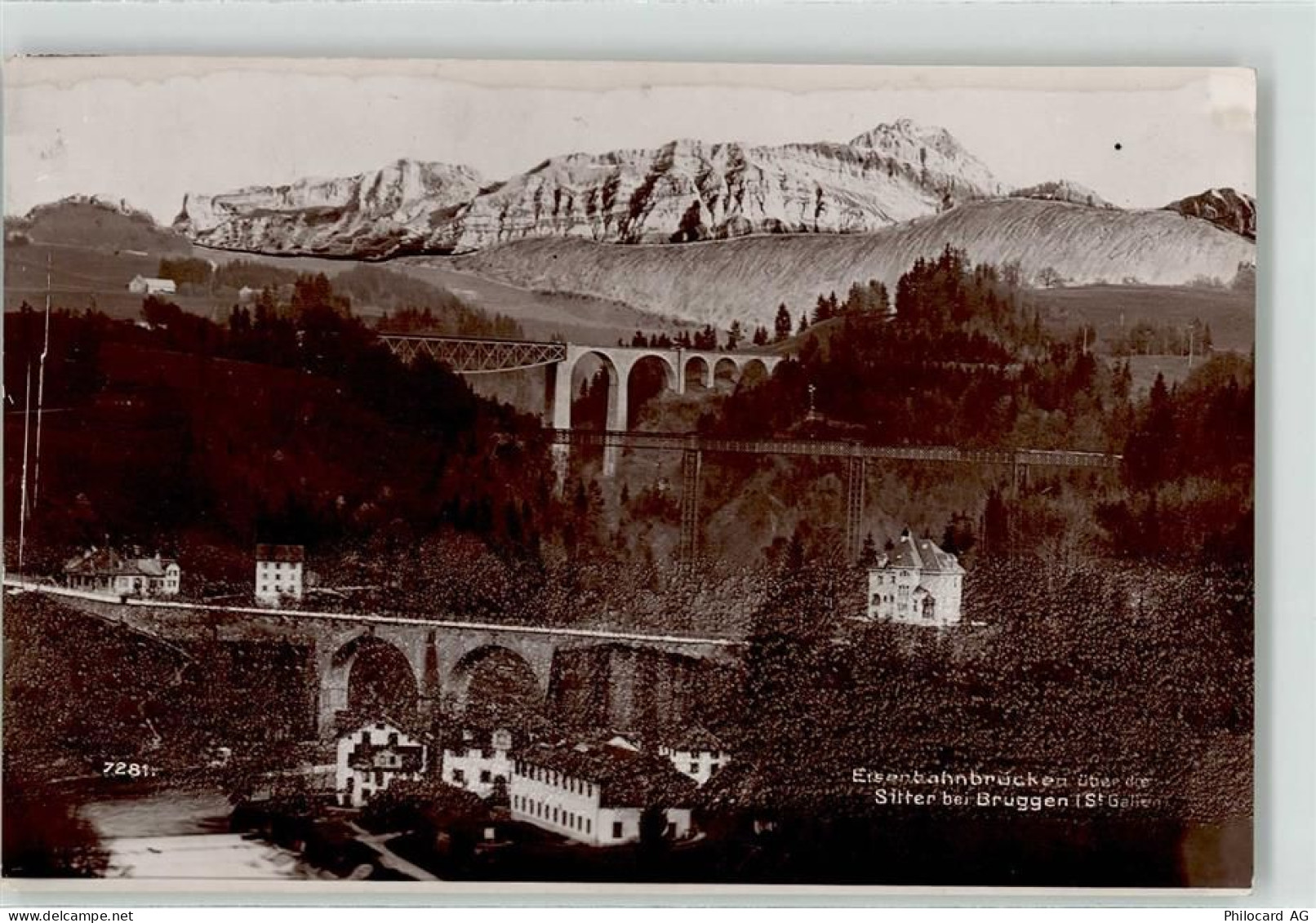 9000 Bruggen - Eisenbahnbrücke über die Sitter - 51913476