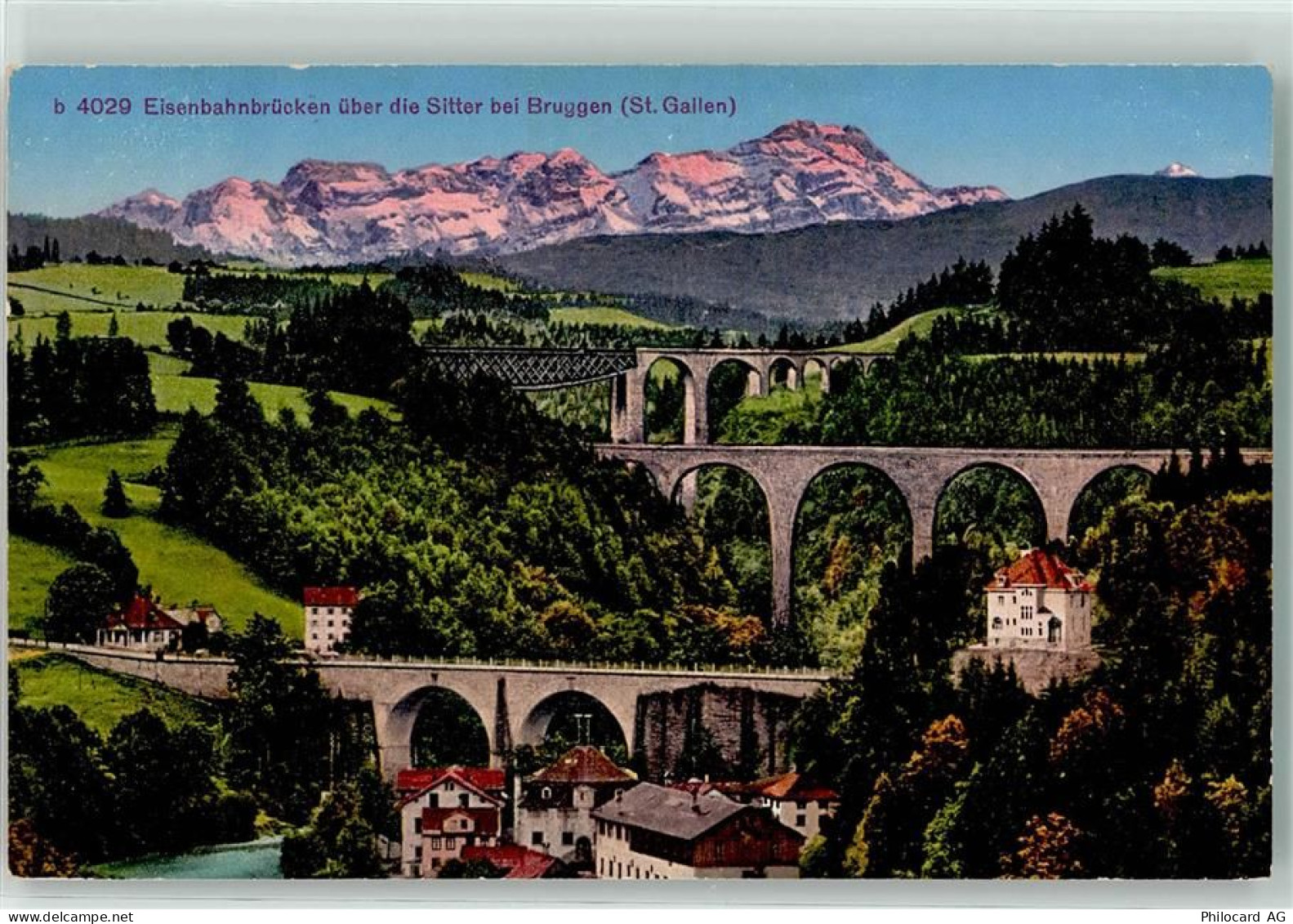 9000 Bruggen - Eisenbahnbrücken Sitter - 39493178