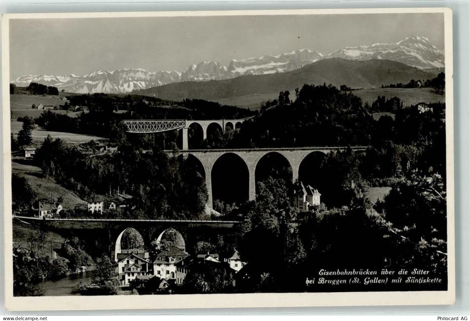 9000 Bruggen - Eisenbahnbrücken über die Sitter - 10620453