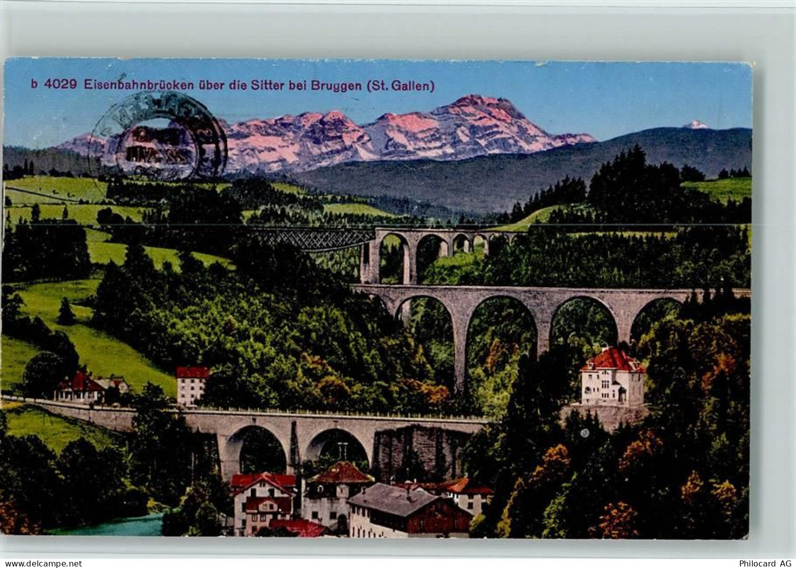 9000 Bruggen - Eisenbahnbrücken über die Sitter - 11092756