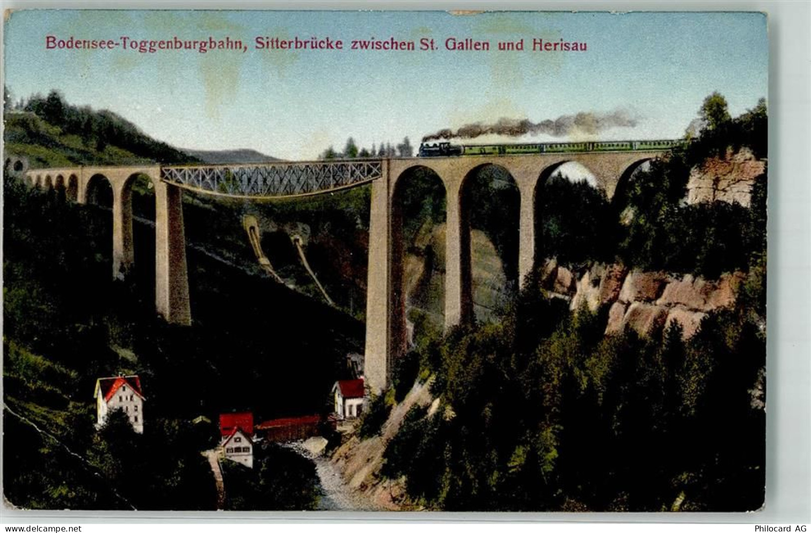 9000 Bruggen - Sitterbrücke Eisenbahn Toggenburgbahn - 39692132