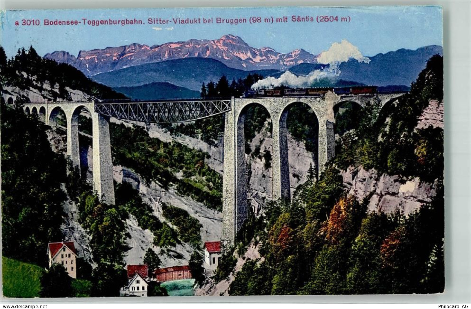 9000 Bruggen - Sitterbrücke Eisenbahn Toggenburgbahn - 39692142