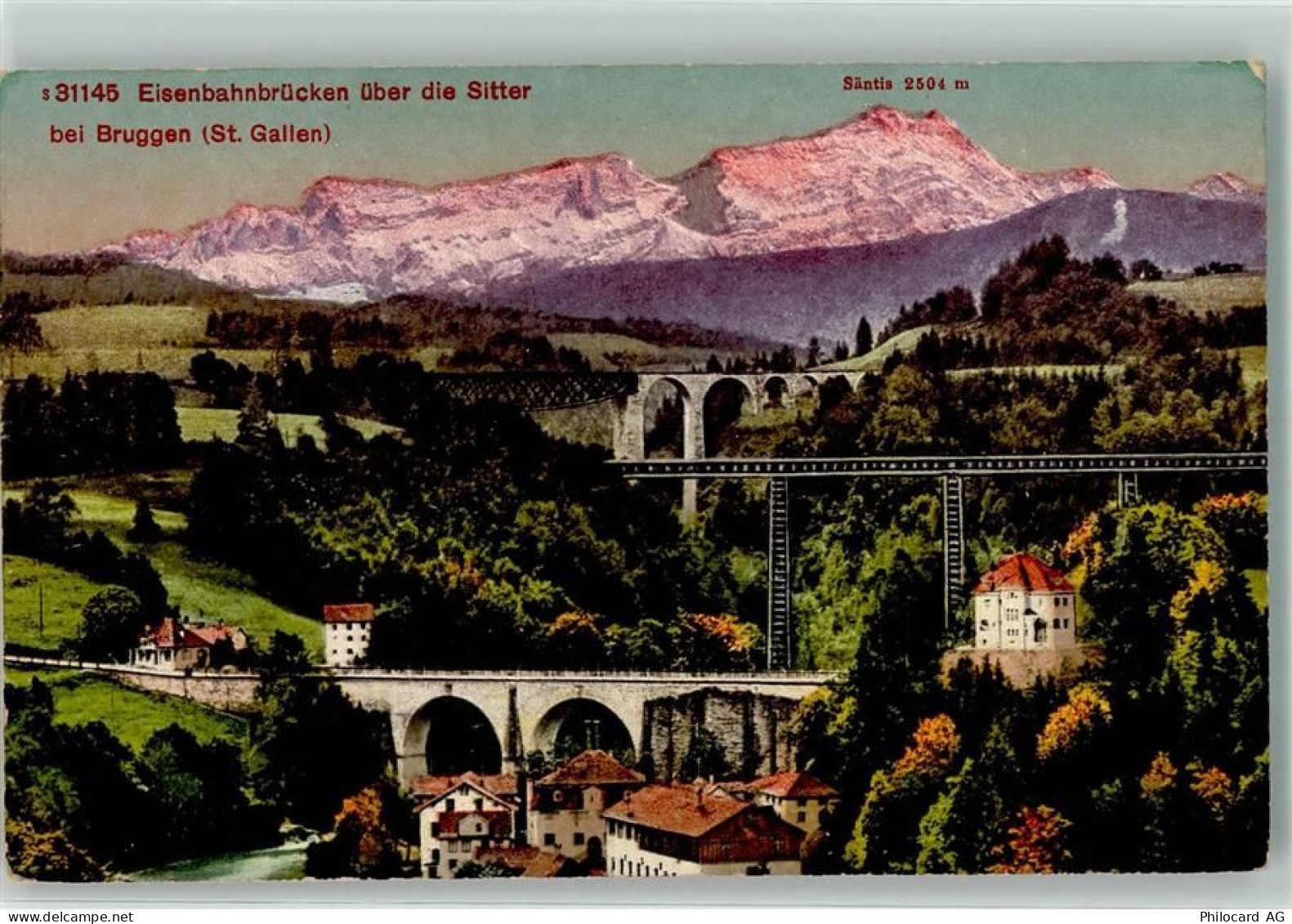 9000 Bruggen - Sitterbrücke Toggenburgbahn - 39692136