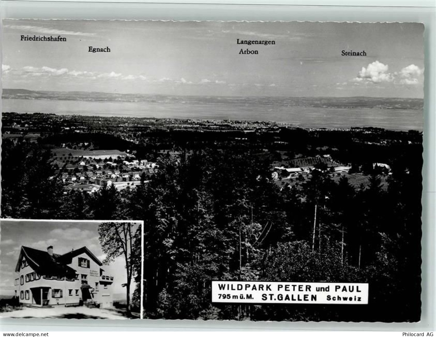 9000 St. Gallen S. Gallo - Blick gegen Arbon und den Bodensee Friedrichs... - 11057702