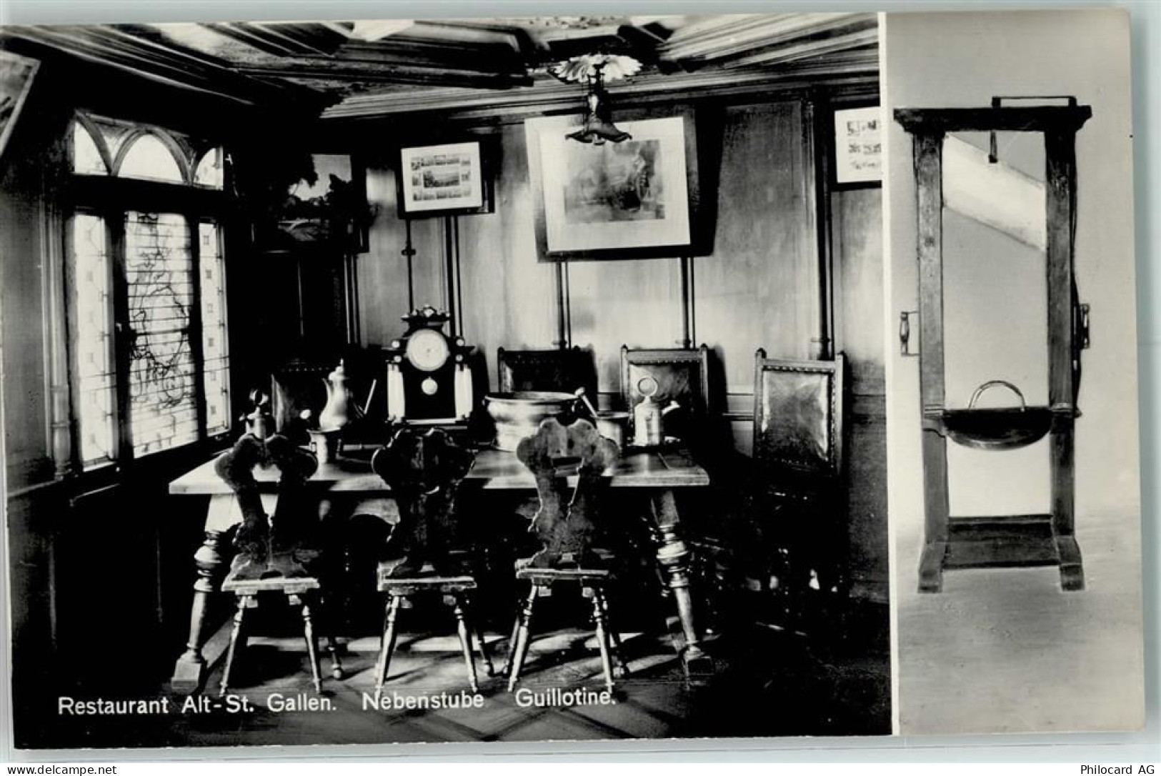9000 St. Gallen S. Gallo - Gasthaus Alt St. Gallen Nebenstube Guillotine... - 10306126