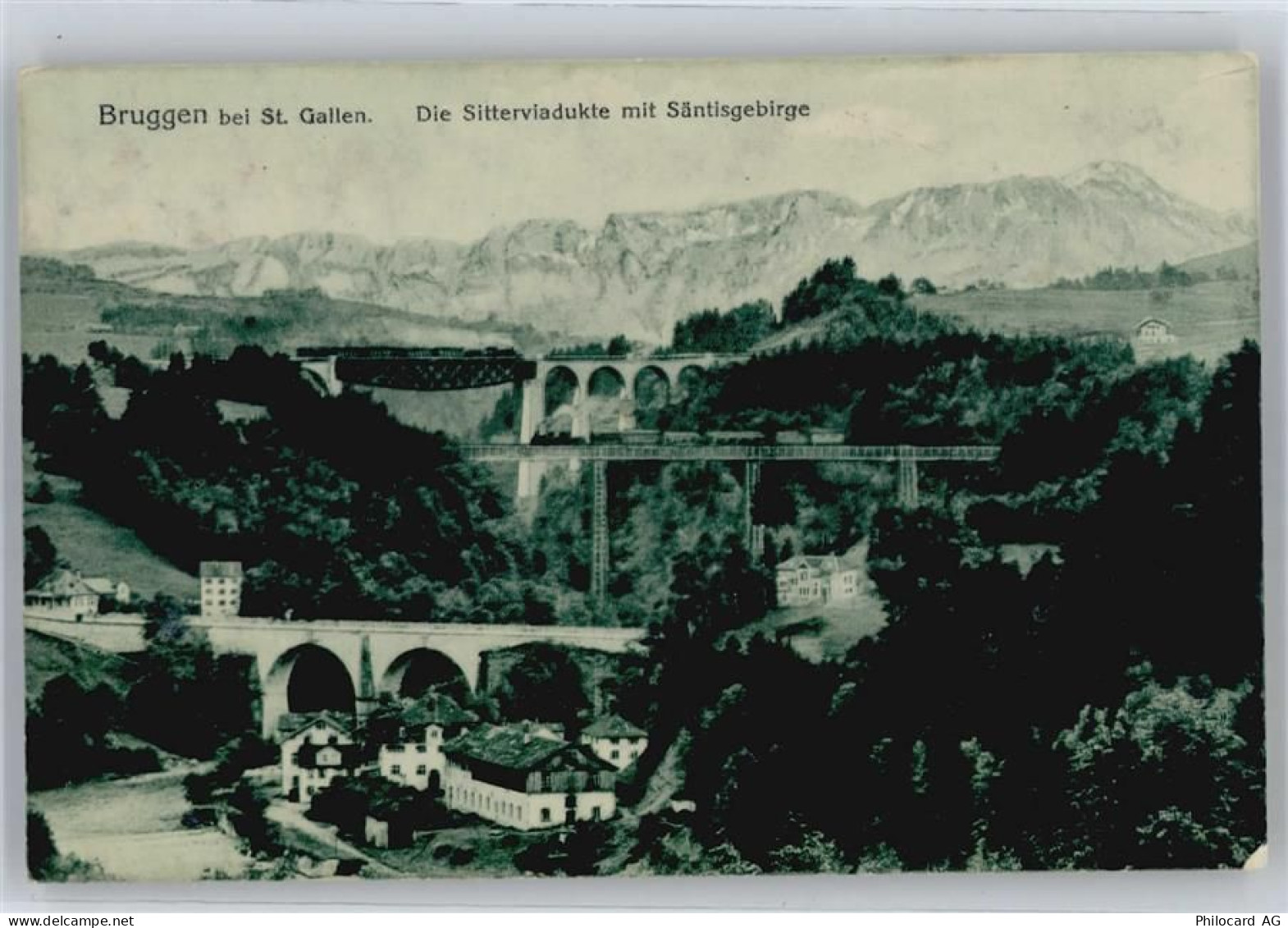 9000 St. Gallen S. Gallo Gebrauchsspuren Bruggen, Sitterviadukte mit Sän... - 50737023