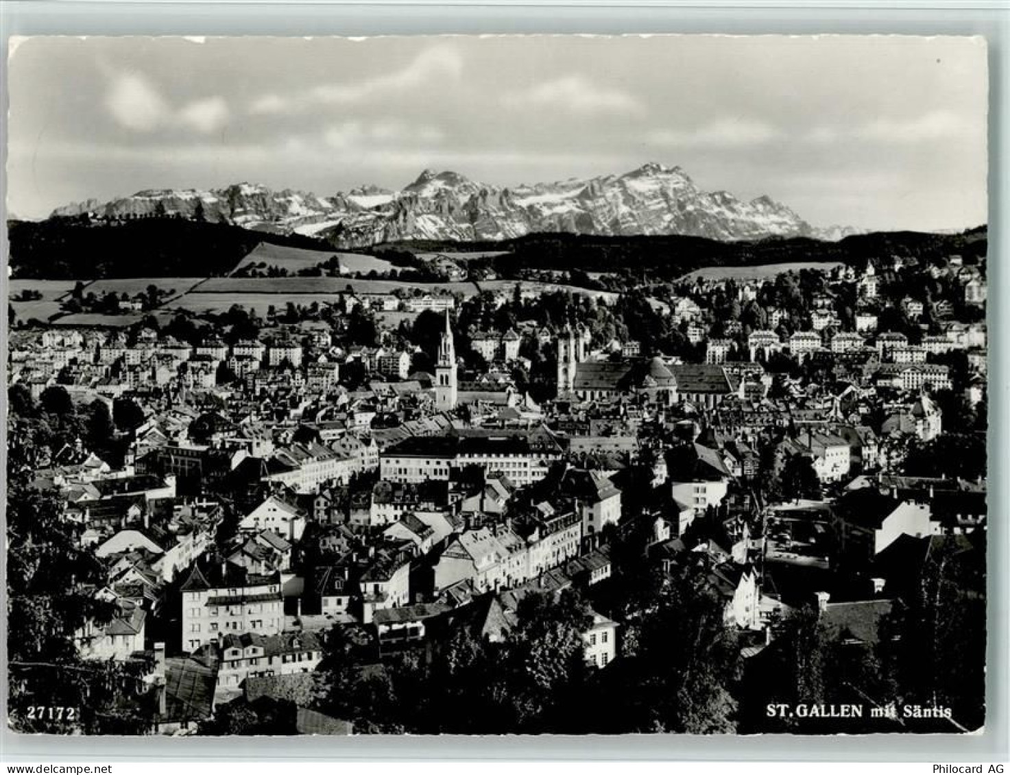 9000 St. Gallen S. Gallo - St. Gallen mit Säntis - 12111856