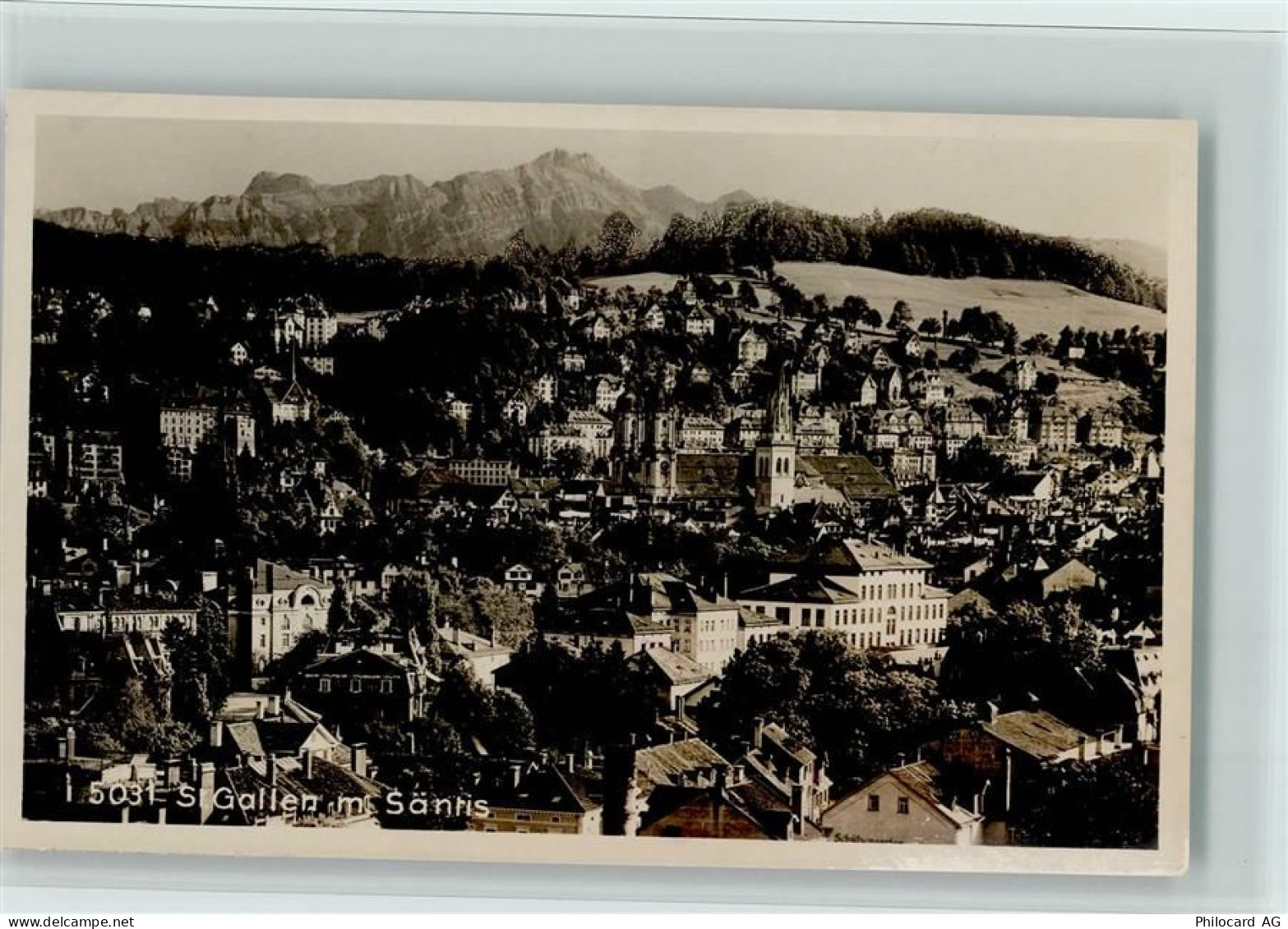 9000 St. Gallen S. Gallo - St. Gallen mit Säntis - 12111877