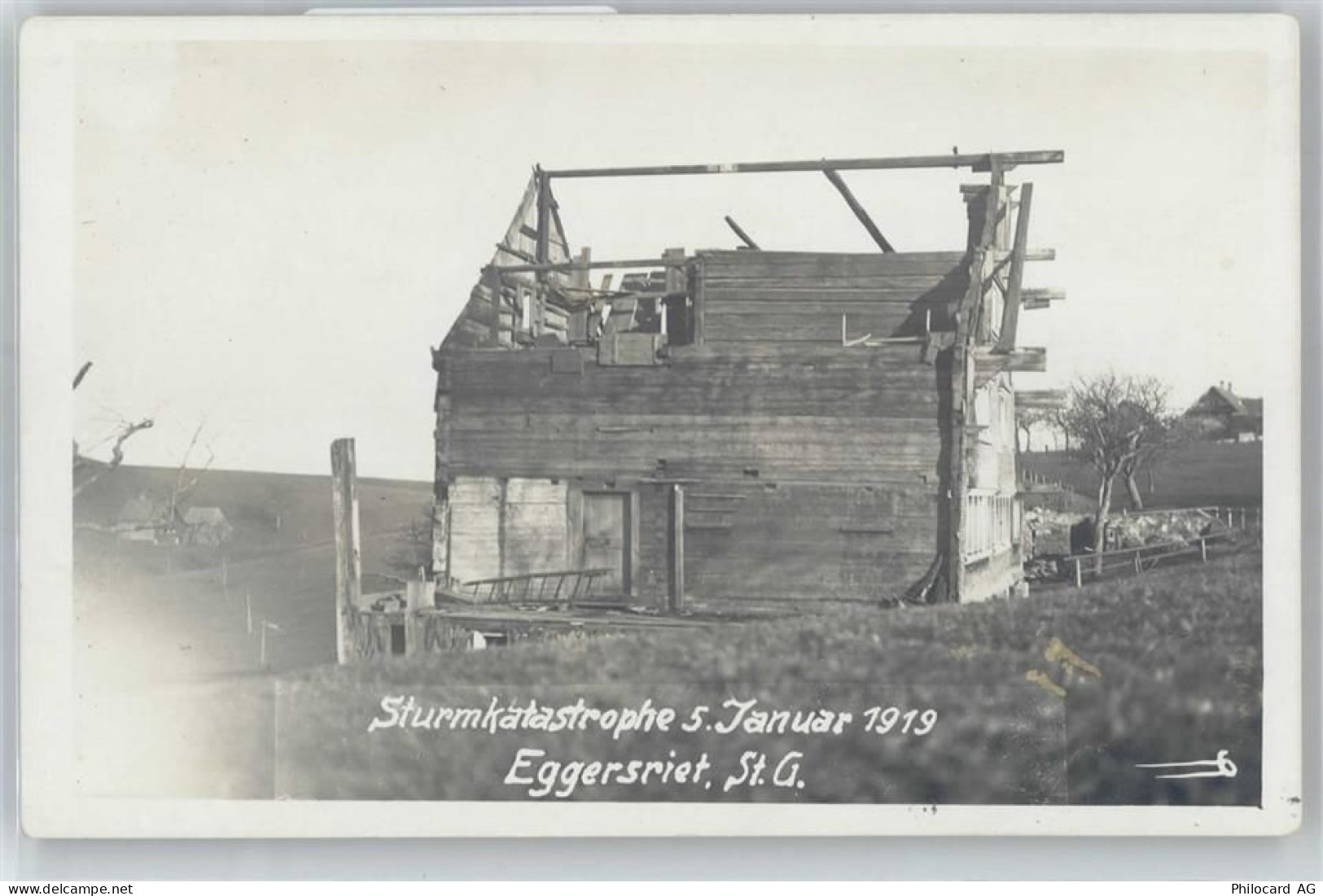 9034 Eggersriet Gebrauchsspuren Sturmkatastrophe 1919 - 50894891