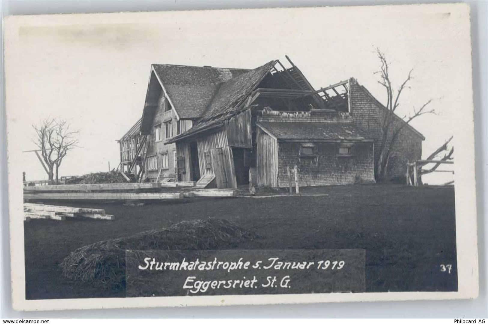 9034 Eggersriet - Sturmkatastrophe Januar 1919 - 50739400