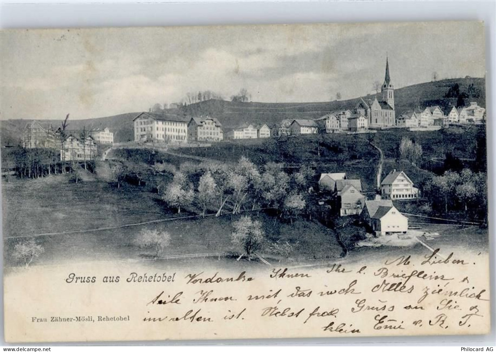 9038 Rehetobel 1916 - Kirche - 51422943