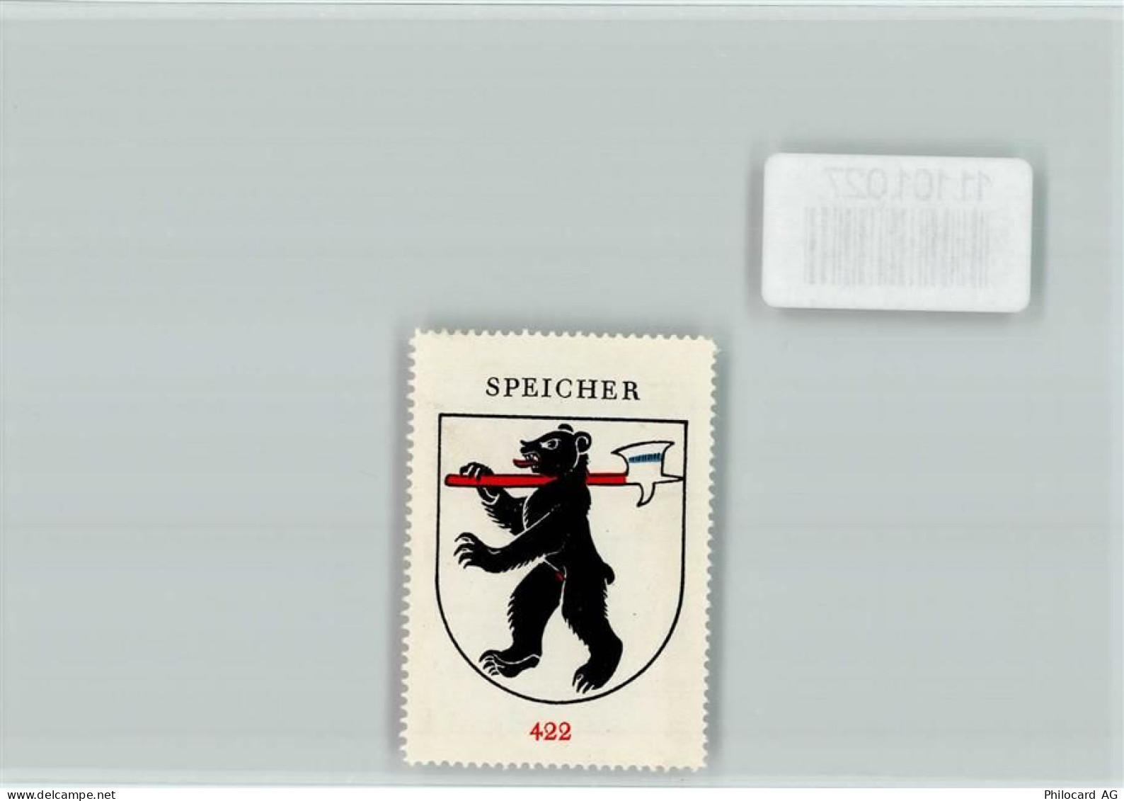 9042 Speicher - Vignette Wappen Kaffee Hag ca 1920-1940 Speicher - 11101027