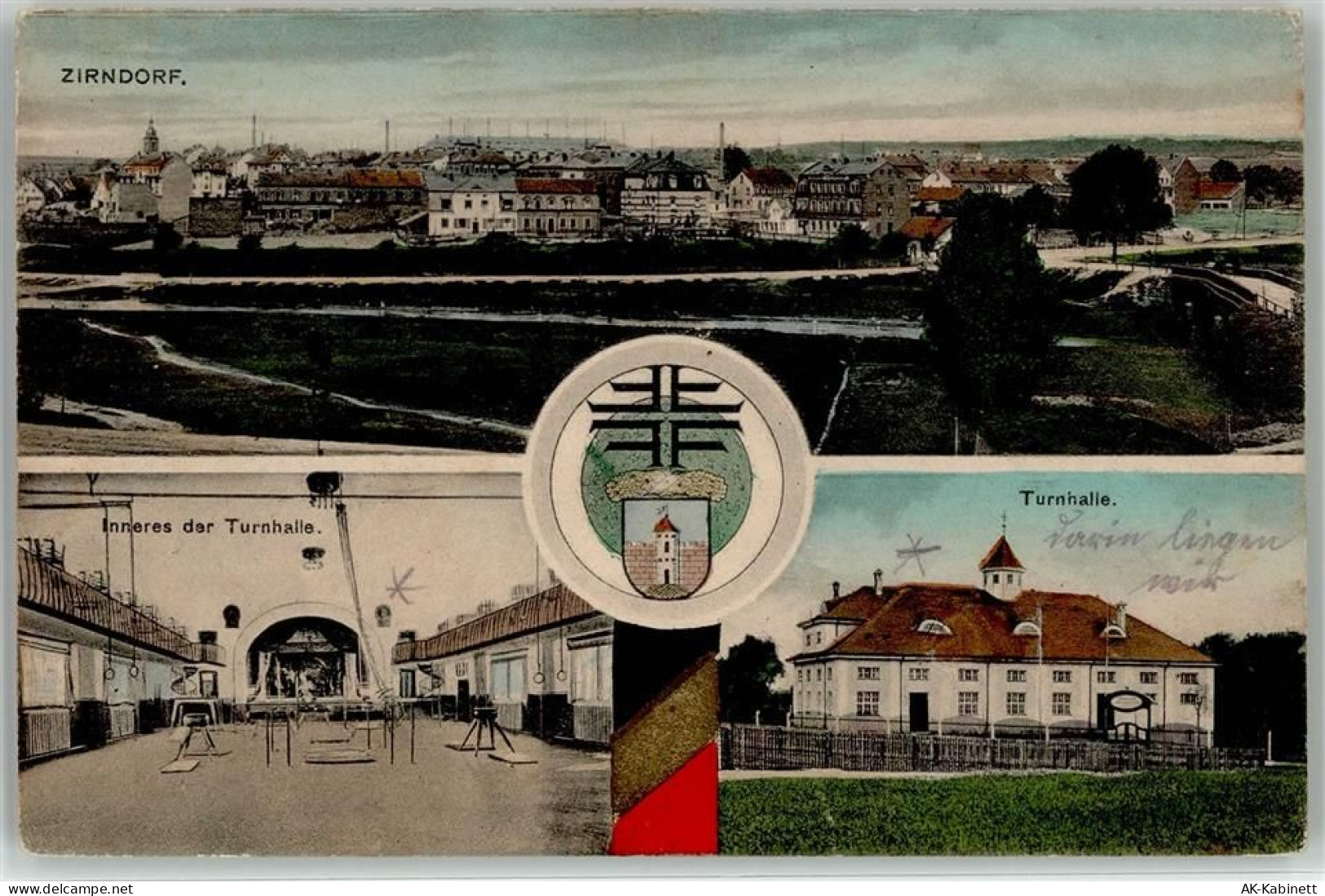 90513 W8502 Zirndorf , Mittelfr 1916 - Turnhalle Innenansicht - 51885096