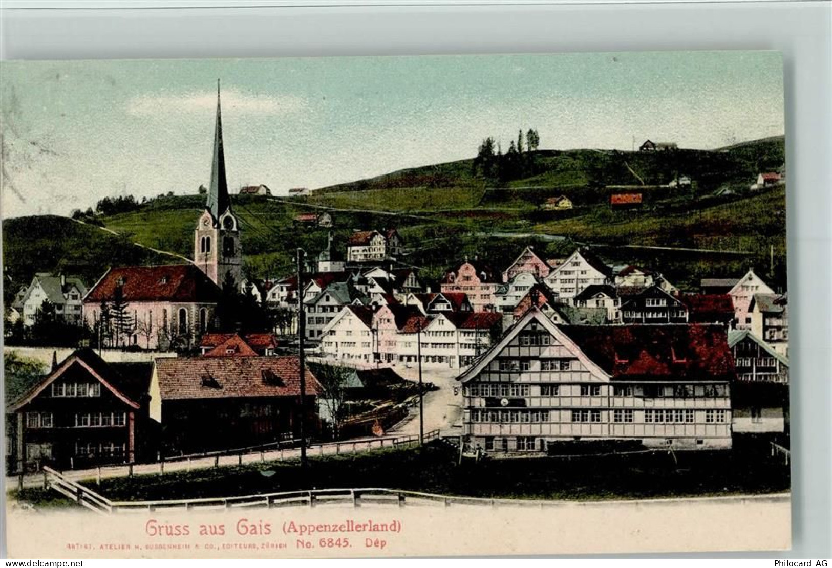 9056 Gais 1909 - Grus aus Gais Appenzellerland - 13095148