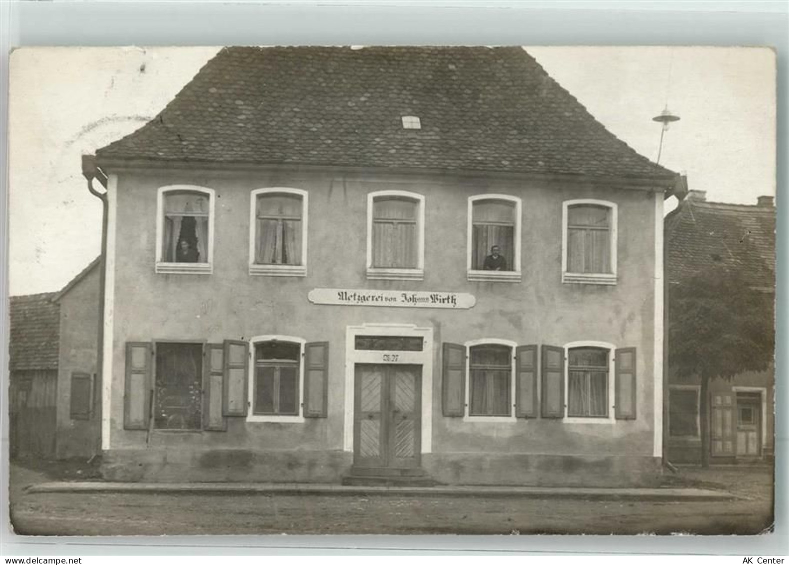90584 W8501 Allersberg Foto AK Wohnhaus-Metzgerei Wirtz - 13624387