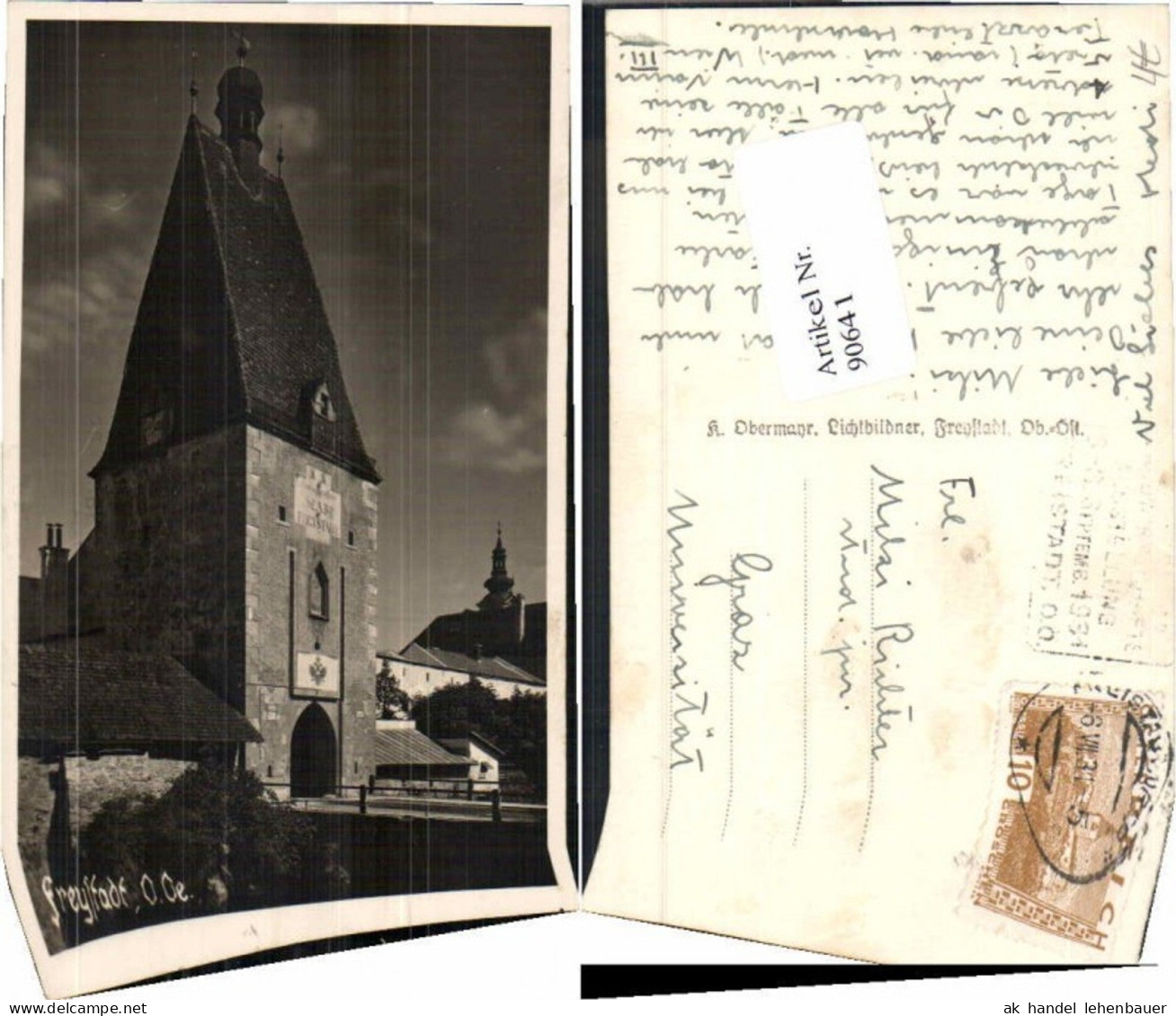 90641,Freistadt Linzertor 1931