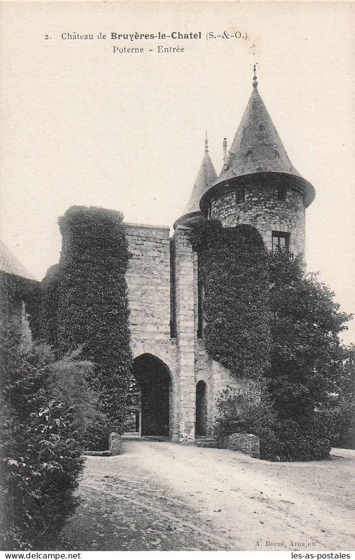 91 BRUYERES LE CHATEL CHATEAU DE BRUYERES LE CHATEL