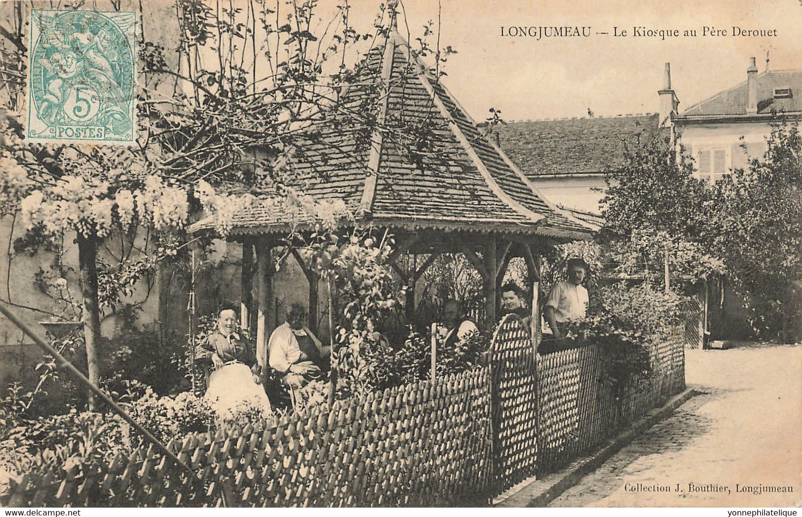 91 - ESSONNE - LONGJUMEAU -kiosque au Père Derouet - animation - superbe - 10243