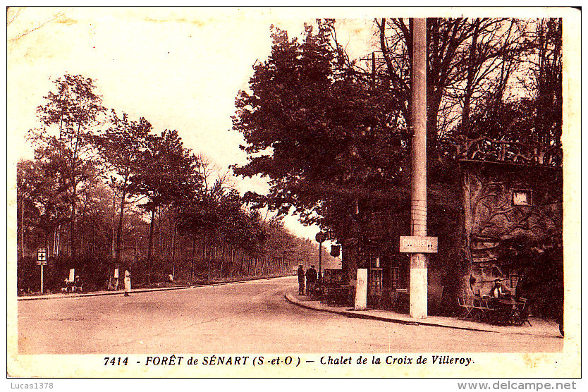 91-FORET DE SÉNART - chalet de la croix de villeroy