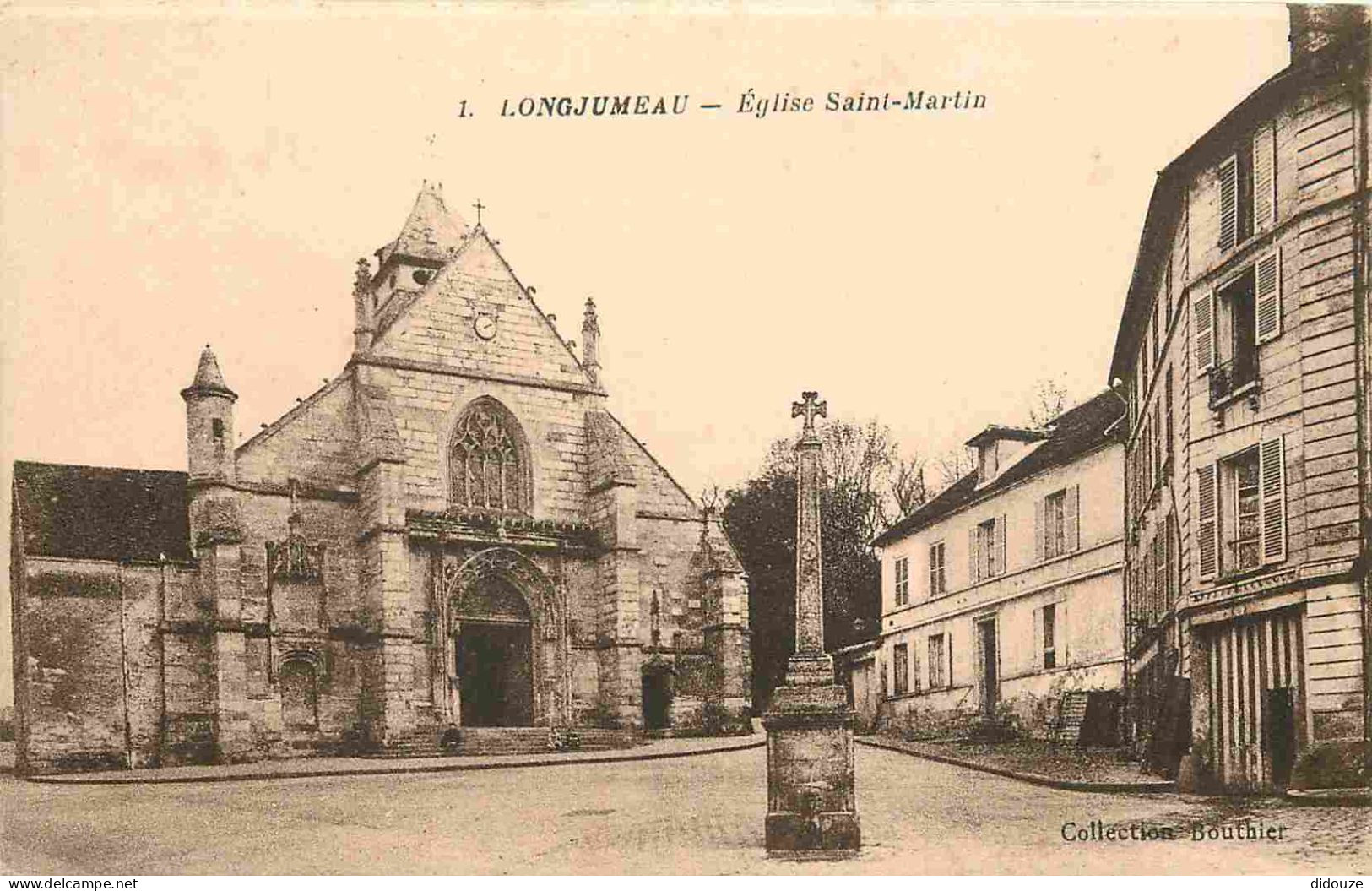 91 - Longjumeau - Eglise Saint-Martin - CPA - Voir Scans Recto-Verso