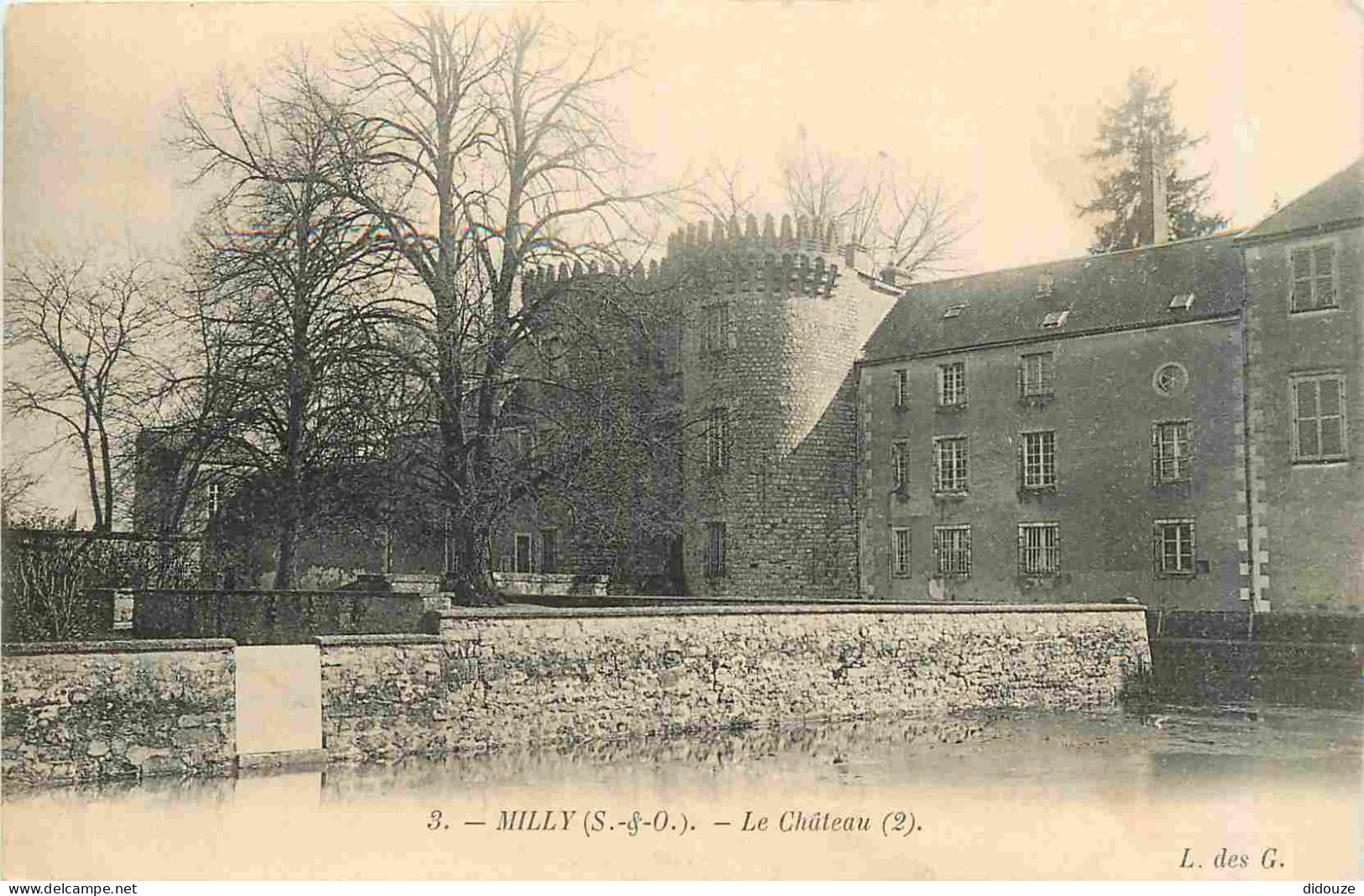 91 - Milly la Foret - Le Château - Précurseur - CPA - Voir Scans Recto-Verso