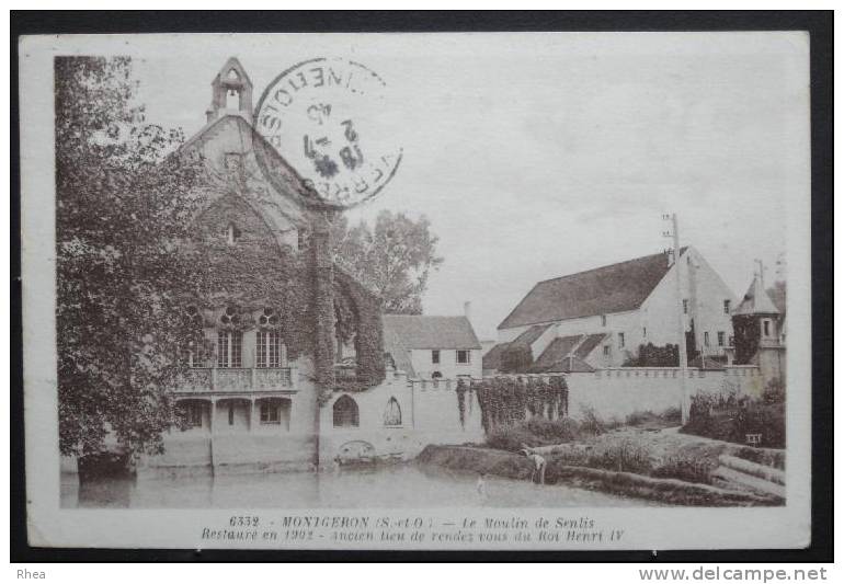 91 Montgeron moulin a eau sépia    D91D  K91421K  C91421C RH028144