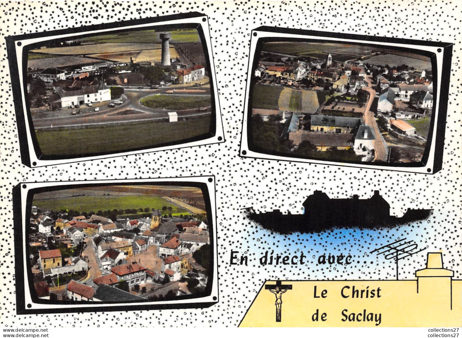91-SACLAY- LE CHRIST DE SACLAY - MULTIVUES