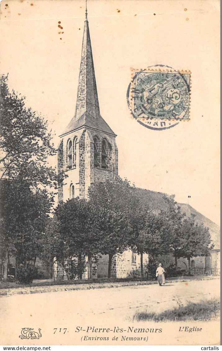 91-SAINT PIERRE LES NEMOURS-N°6041-F/0261