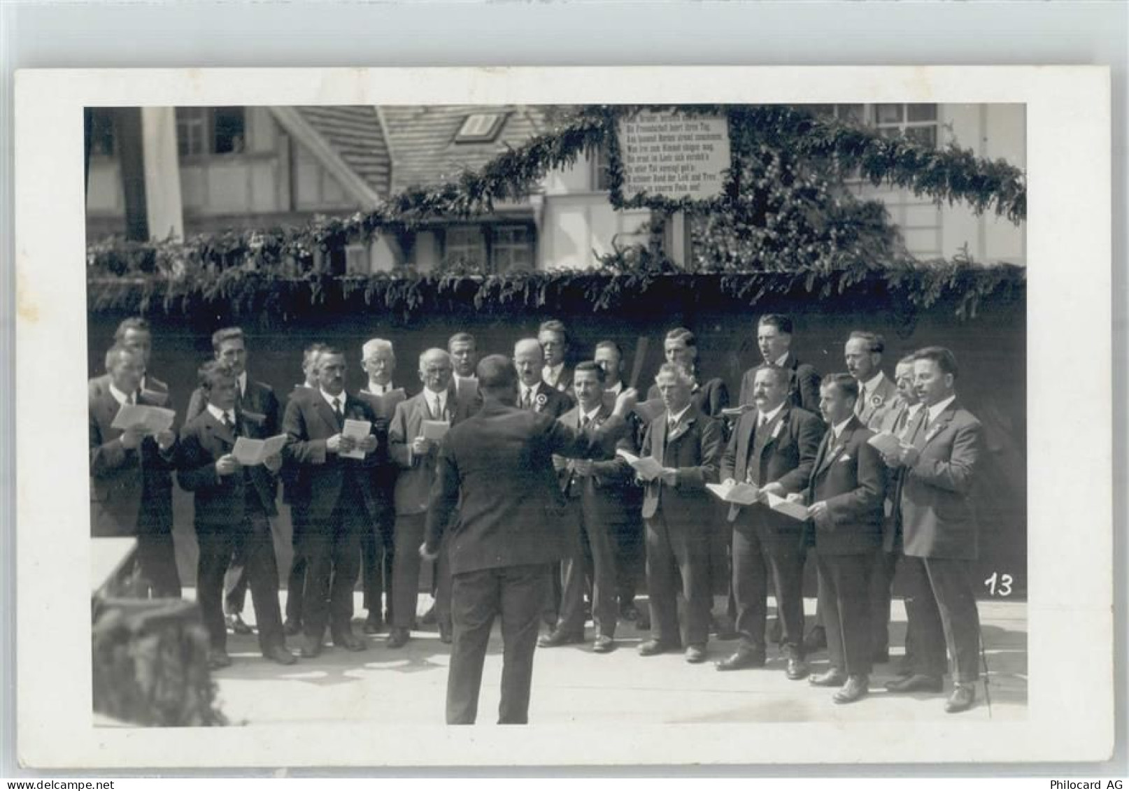 9100 Herisau - Ort handschriftlich Gesang Männer - 51486703