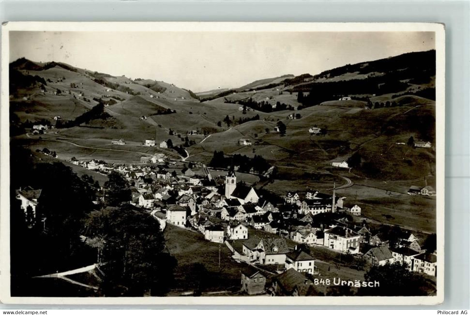 9107 Urnäsch 1930 - Kirche - 10356684