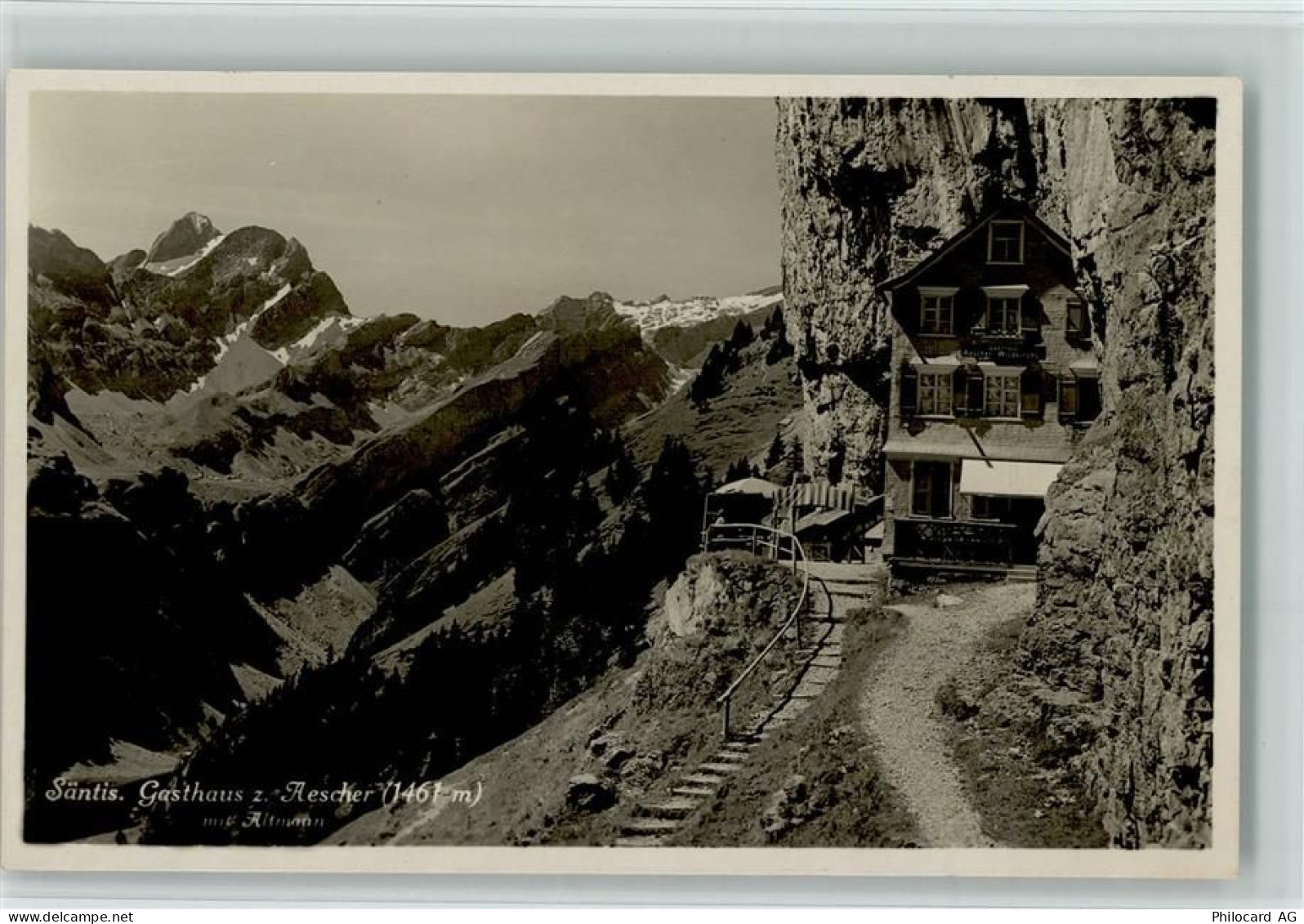 9107 Urnäsch - Gatshaus z. Aescher mit Altmann - 10147903