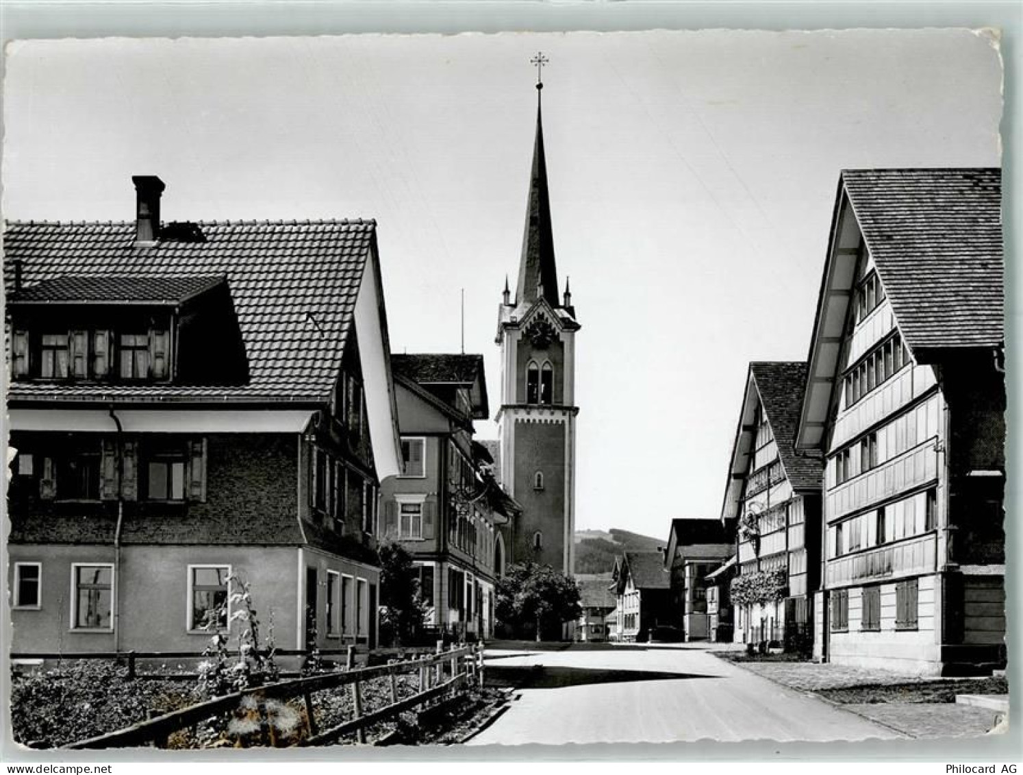 9108 Gonten Foto AK Kirche - 10586045