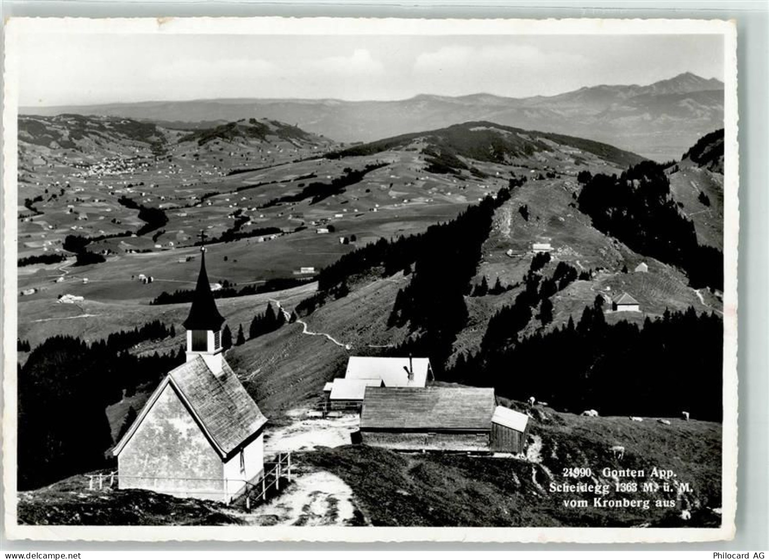 9108 Gonten - Kirchli vom Kronberg aus - 39411081