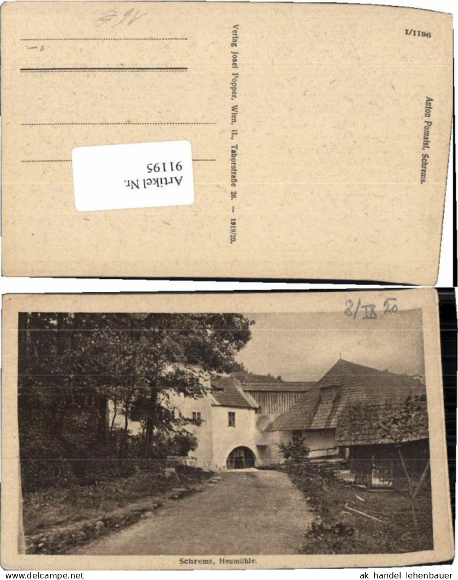 91195,Schrems Heumühle Partie 1919