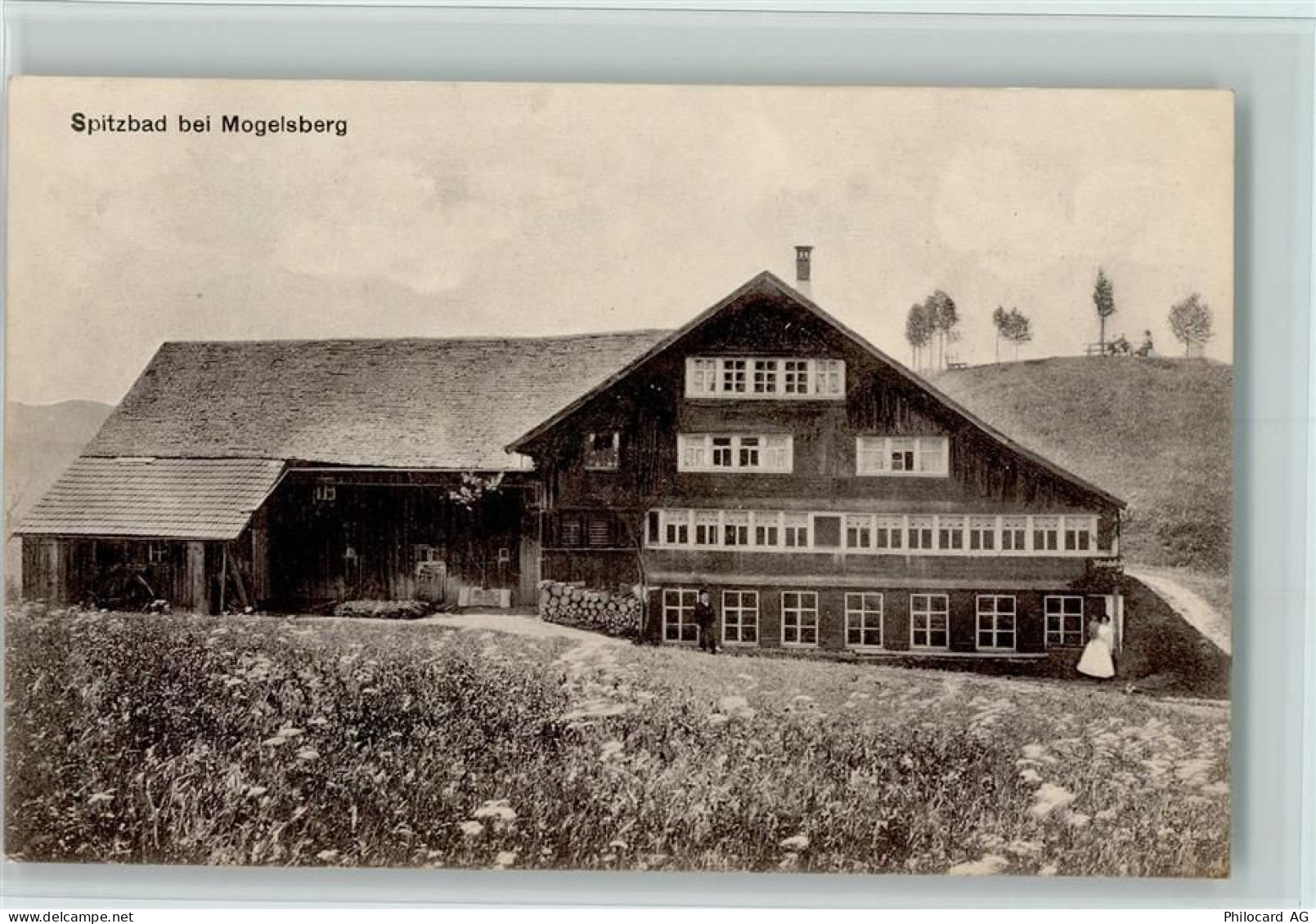 9122 Mogelsberg 1918 - Spitzbad bei Mogelsberg, AK - 13097749