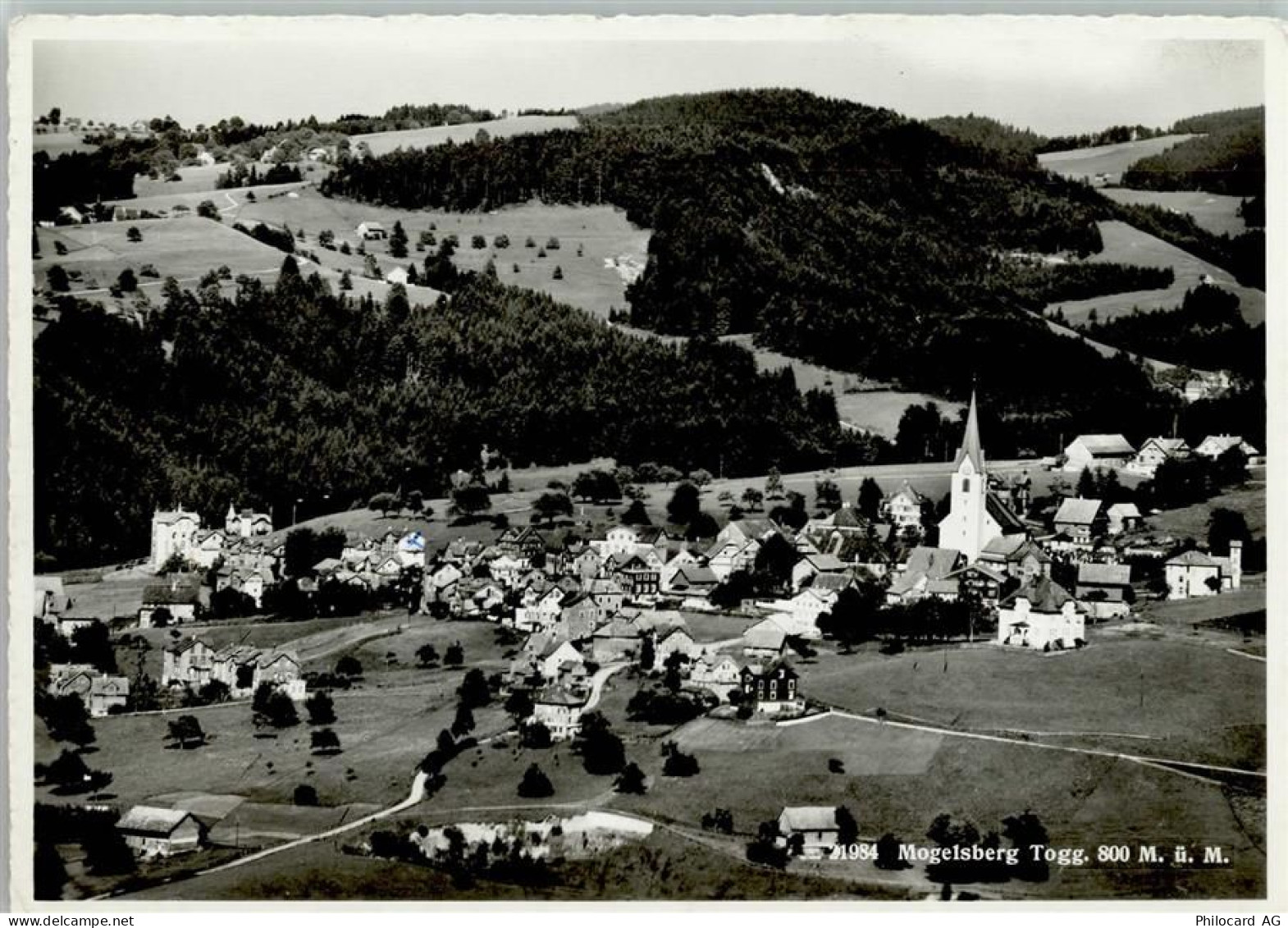 9122 Mogelsberg 1955 Foto AK Foto Gross 21984 - Teilansicht - 13086522
