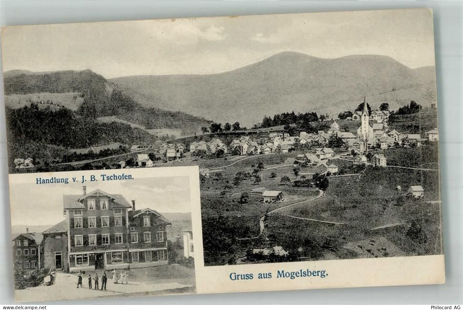 9122 Mogelsberg Foto AK Handlung Gruss aus - 13666454