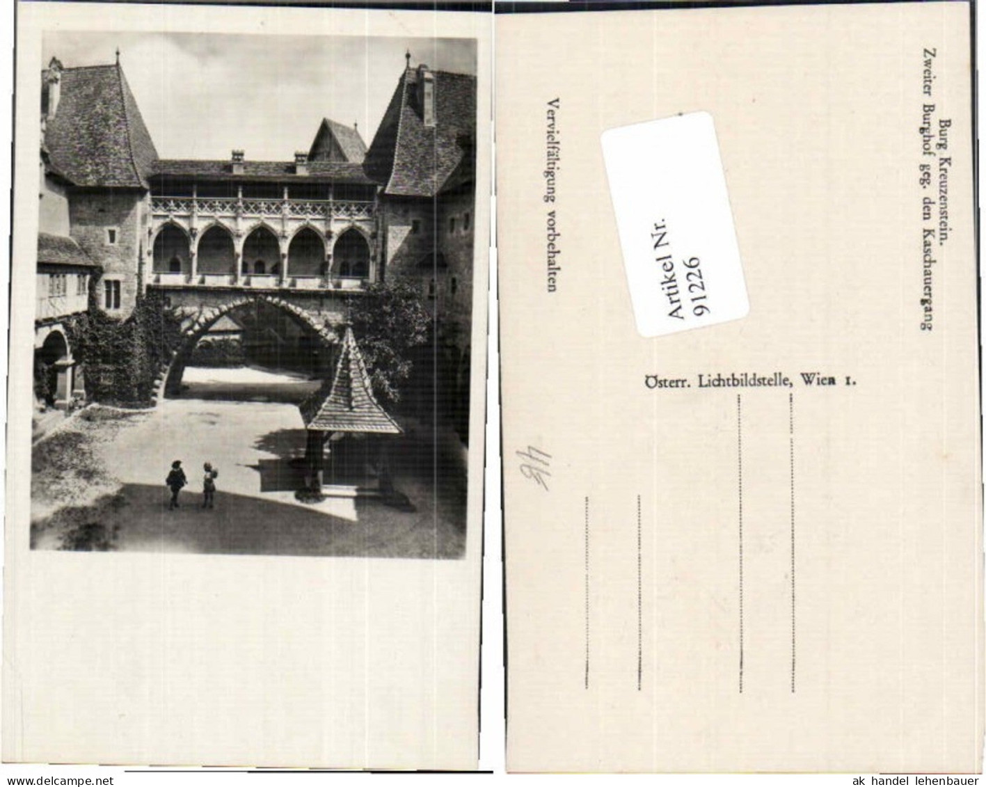 91226,Burg Kreuzenstein b. Leobendorf Korneuburg