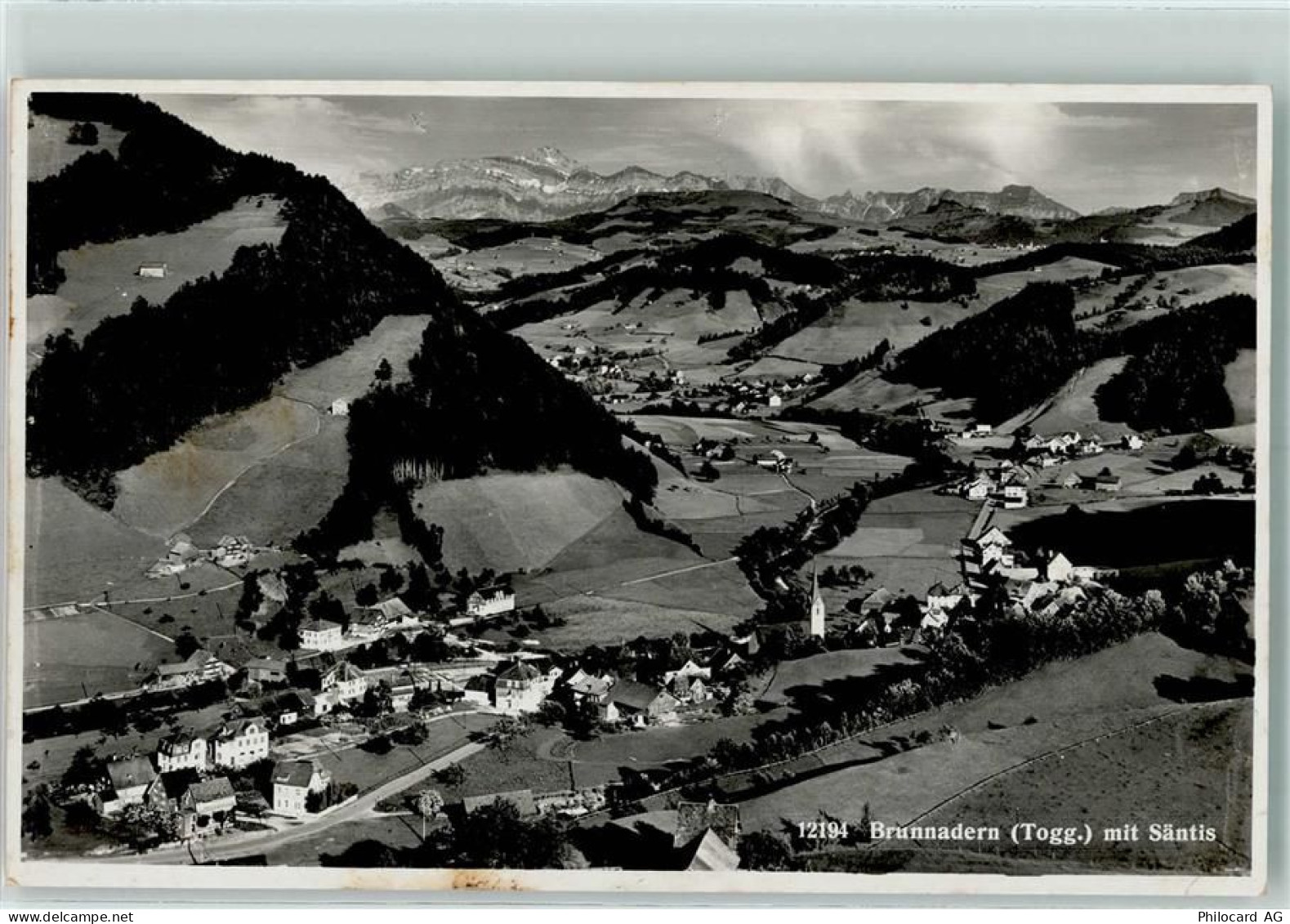 9125 Brunnadern 1950 Gebrauchsspuren Foto Gross 12194 - 10296543