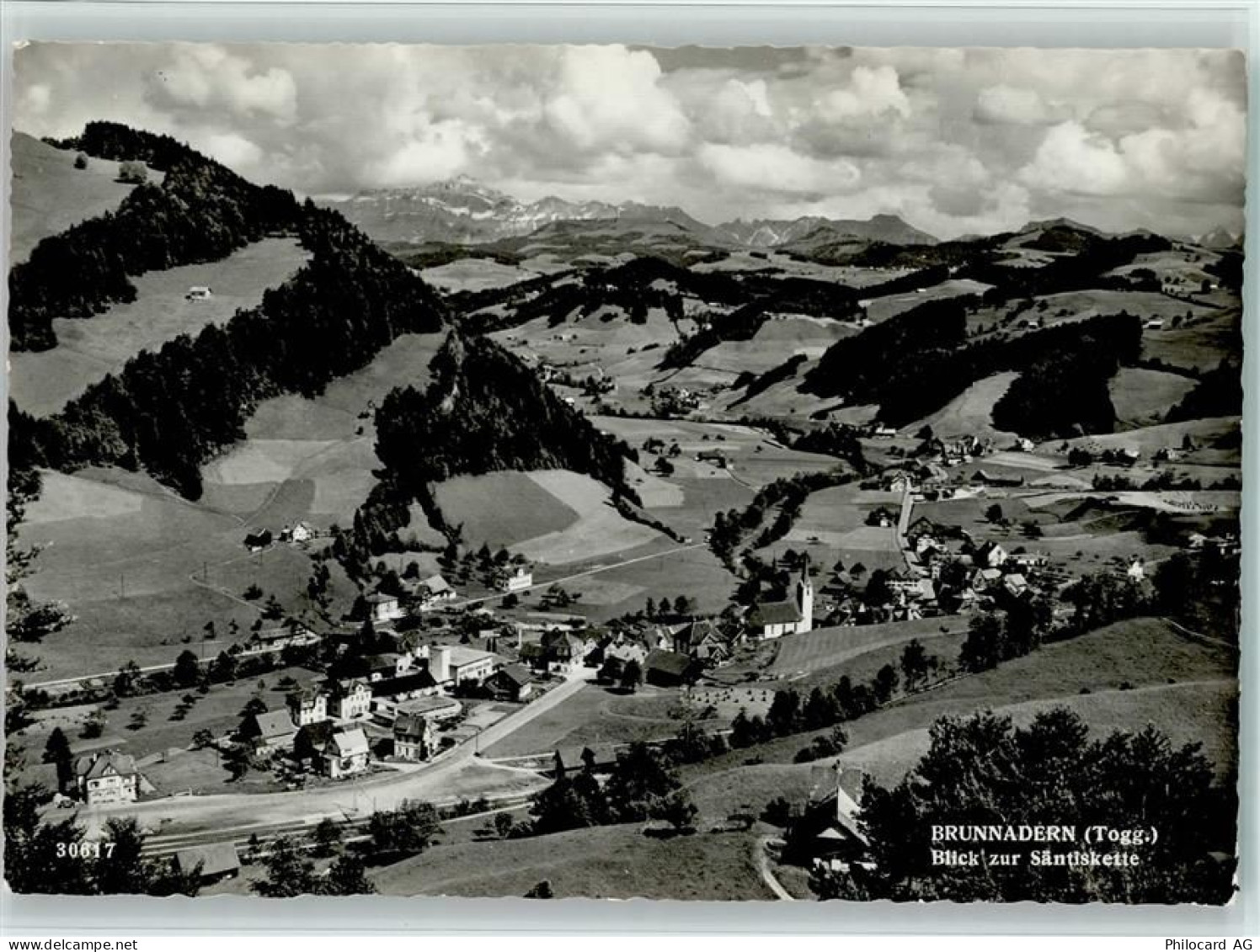 9125 Brunnadern - Blick zur Säntiskette - 11064031