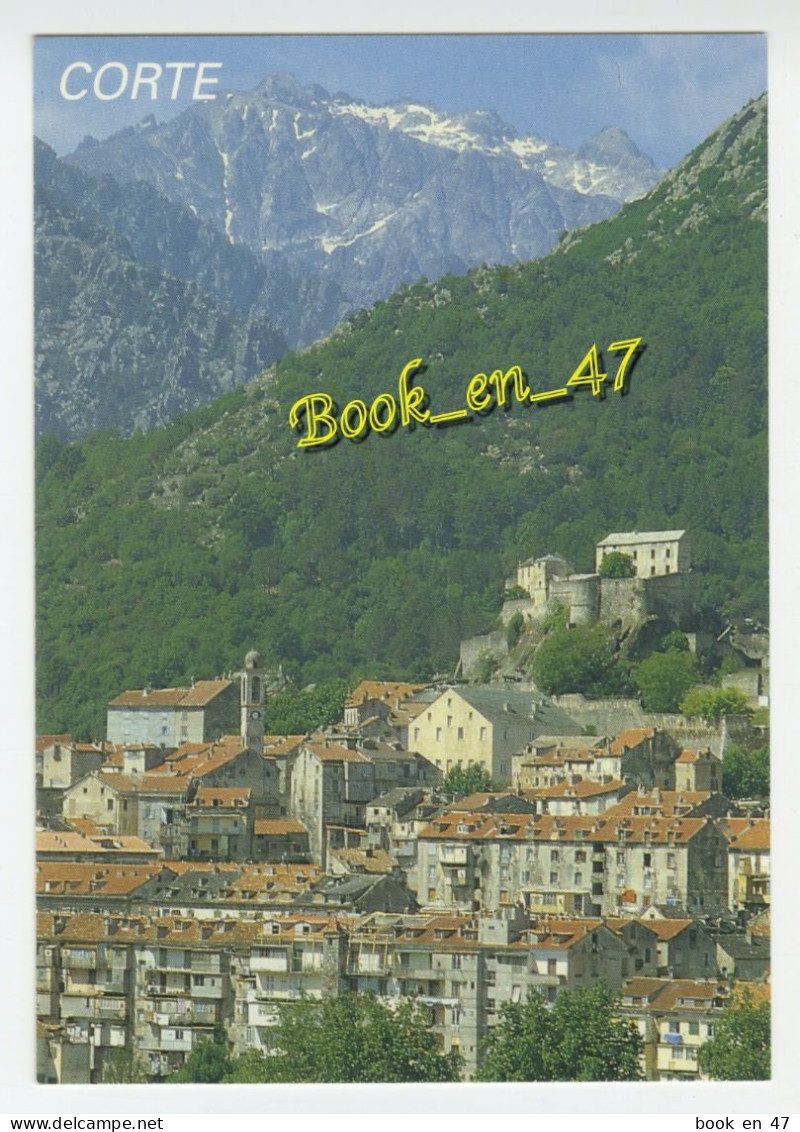 {91687} 20 2B Haute Corse Corte ; vue générale