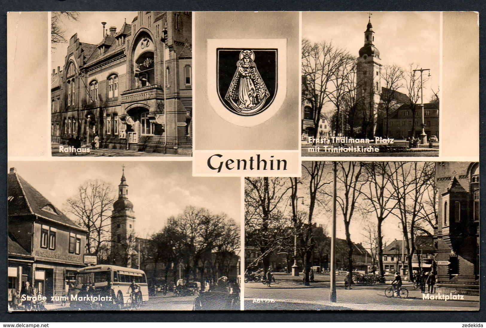 9194 - alte MBK Ansichtskarte - Genthin - n. gel